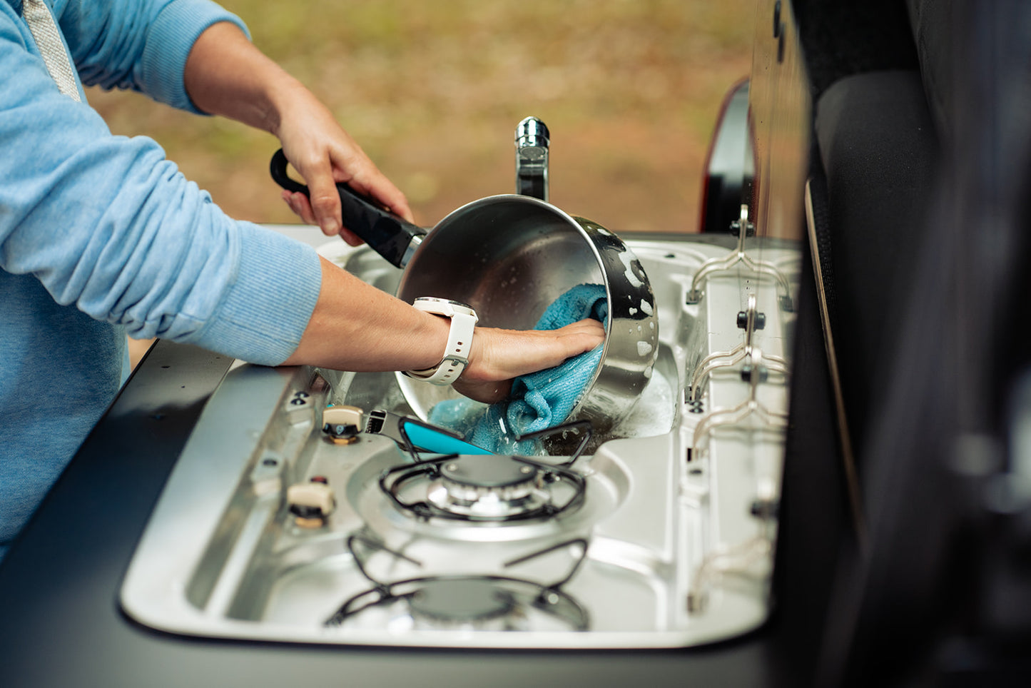 Ford Transit camping kitchen pod