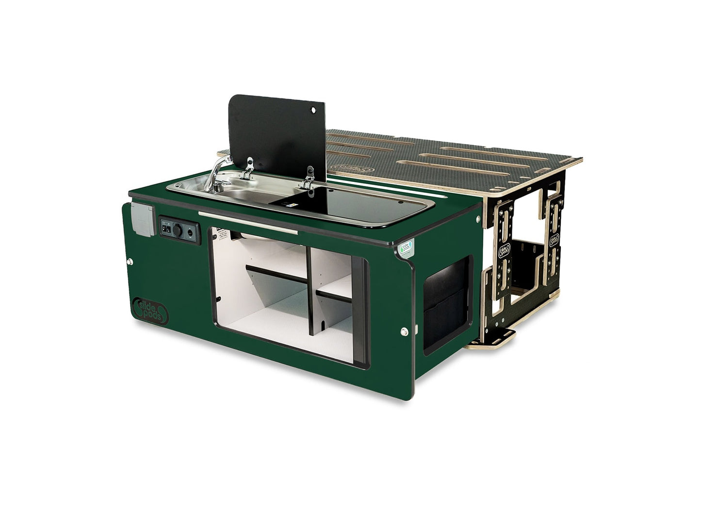 Slidepod Ultra (British Racing Green | Green Worktop)