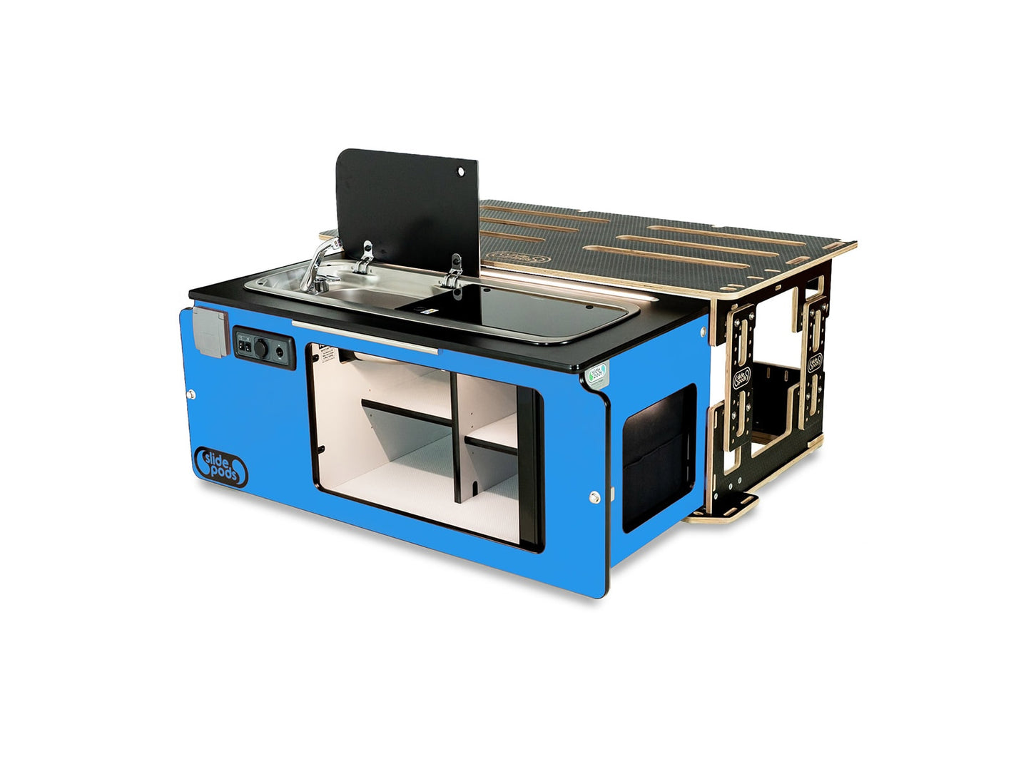 Slidepod Ultra (Royal Blue | Black Worktop)
