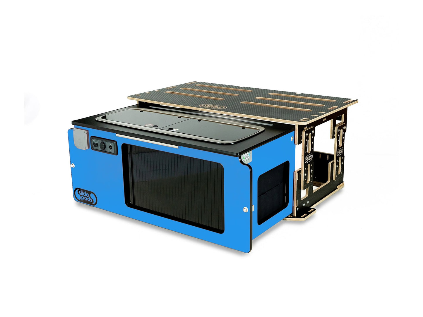 Slidepod Ultra (Royal Blue | Black Worktop)