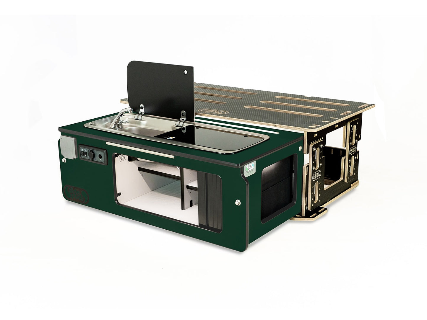 Slidepod Ultra Compact (British Racing Green | Green Worktop)