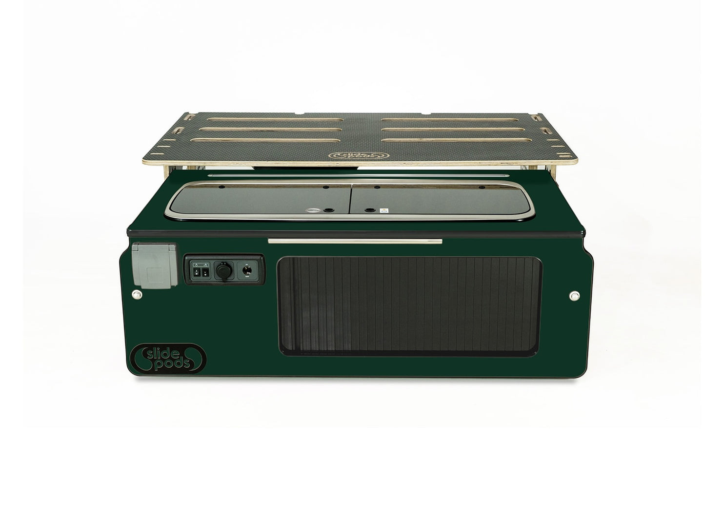 Slidepod Ultra Compact (British Racing Green | Green Worktop)