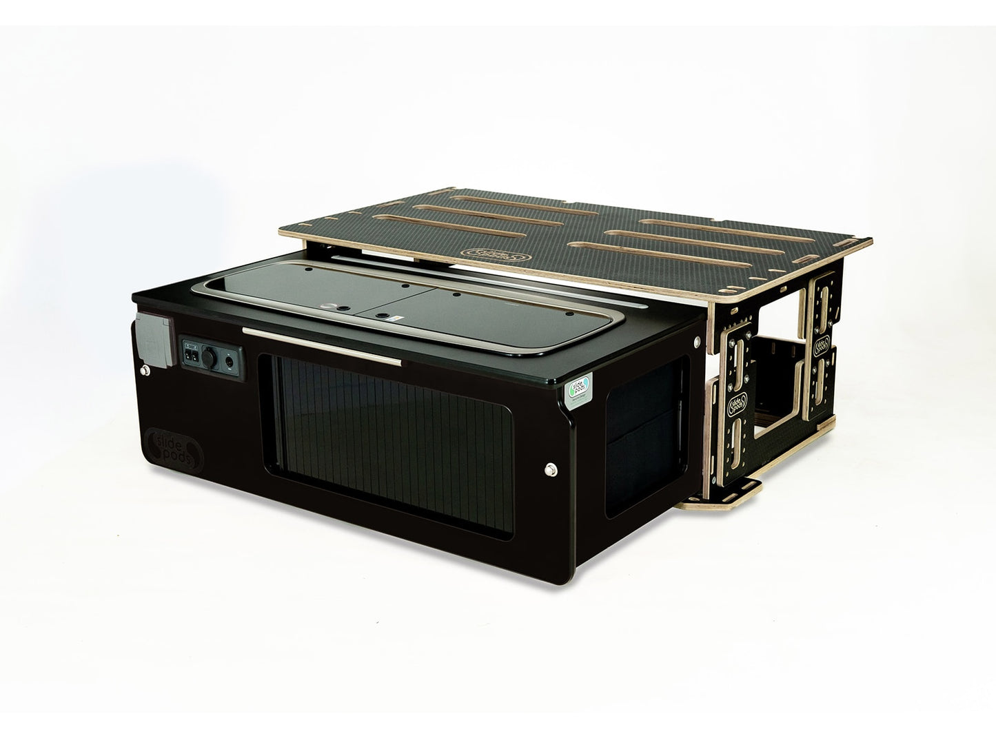 Slidepod Ultra Compact (Black | Black Worktop)