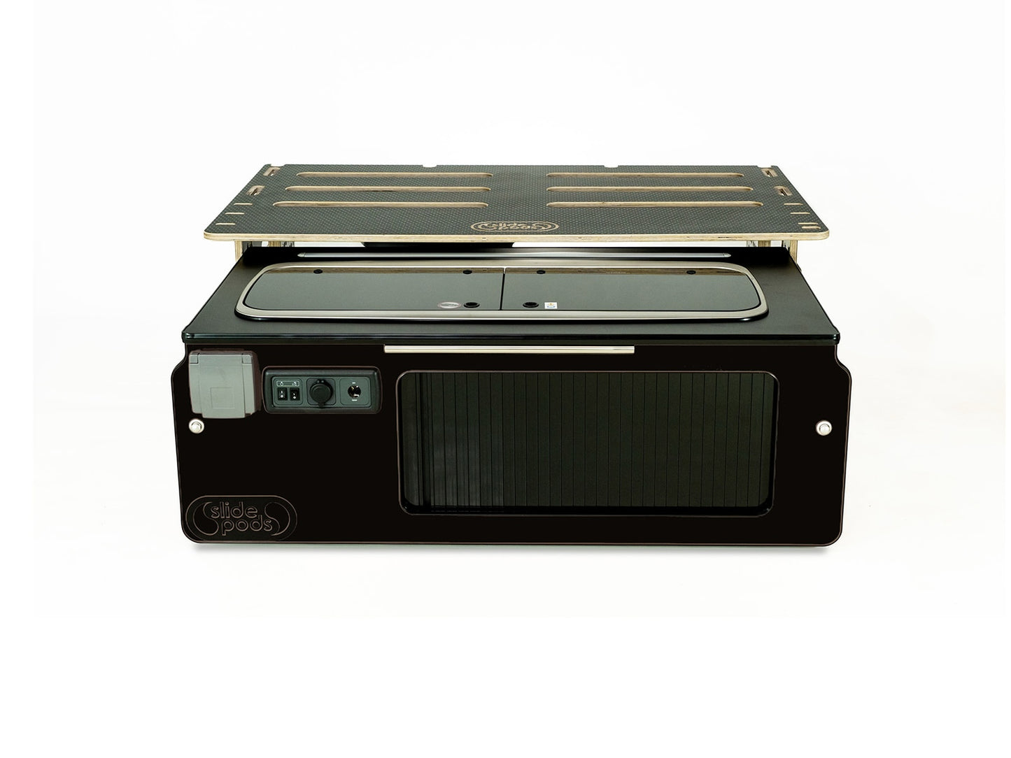 Slidepod Ultra Compact (Black | Black Worktop)