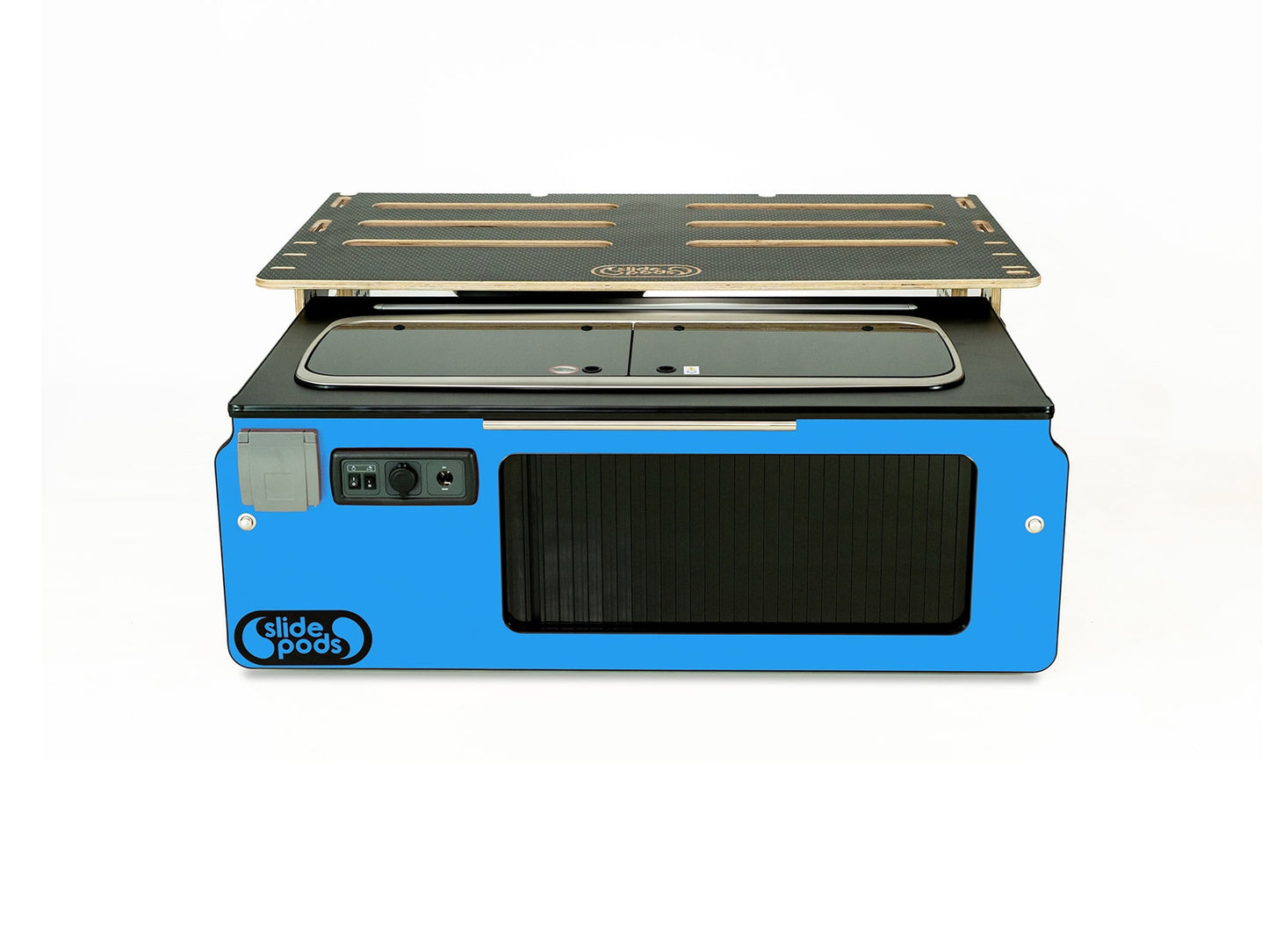 Slidepod Ultra Compact (Royal Blue | Black Worktop)