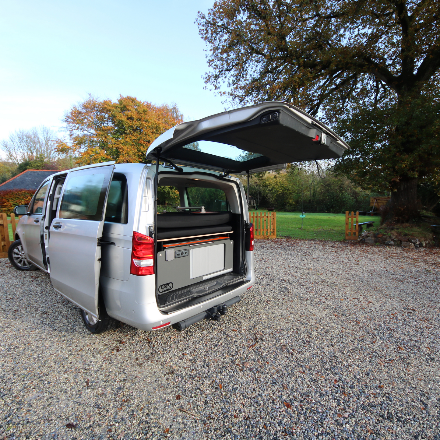 Mercedes Vito camping kitchen pod