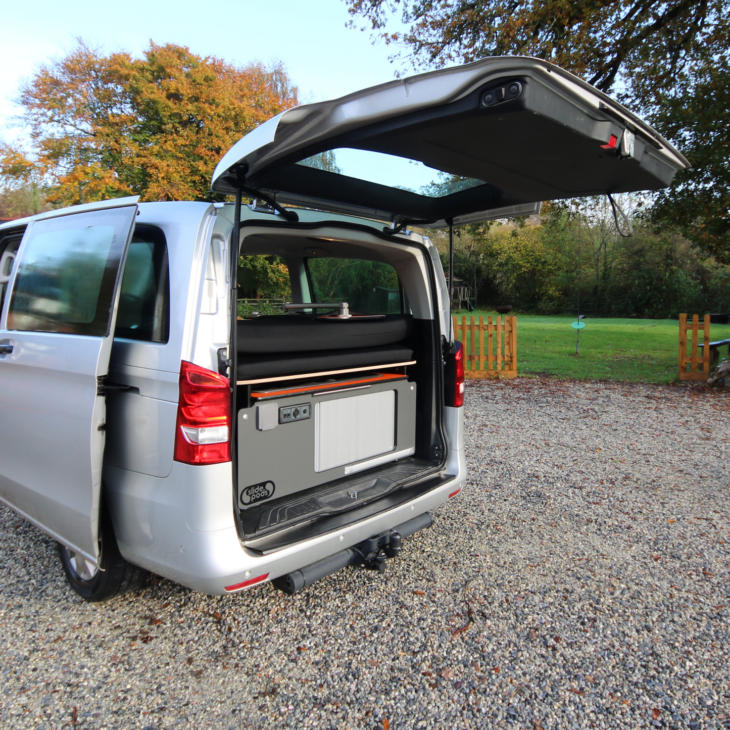 Mercedes Vito camping kitchen pod