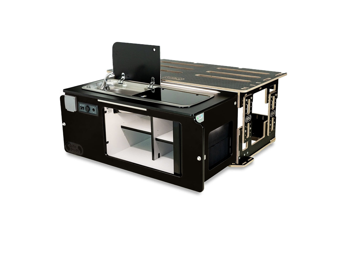 Slidepod Ultra (Black | Black Worktop)