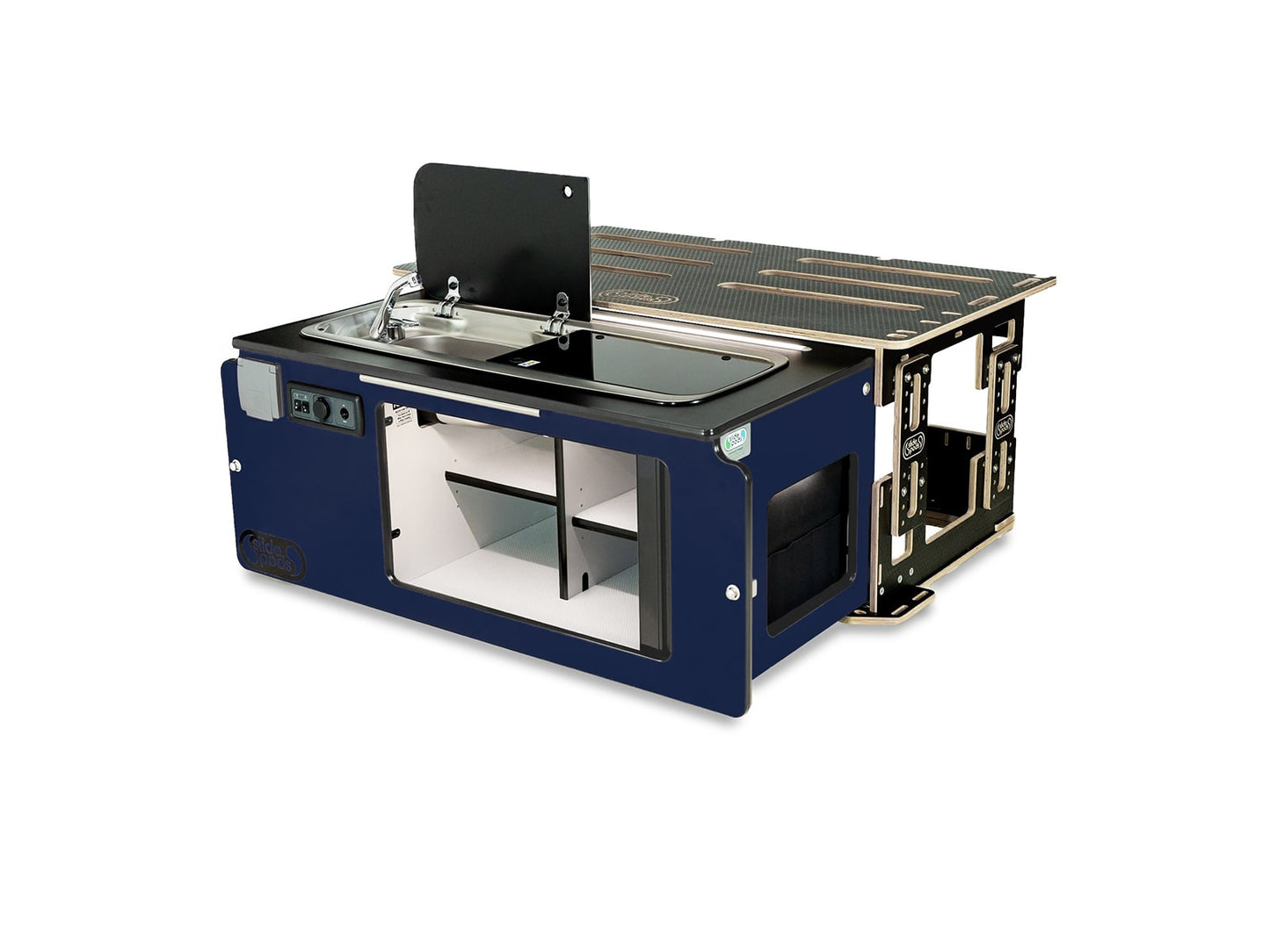 Slidepod Ultra (Navy Blue | Navy Worktop)