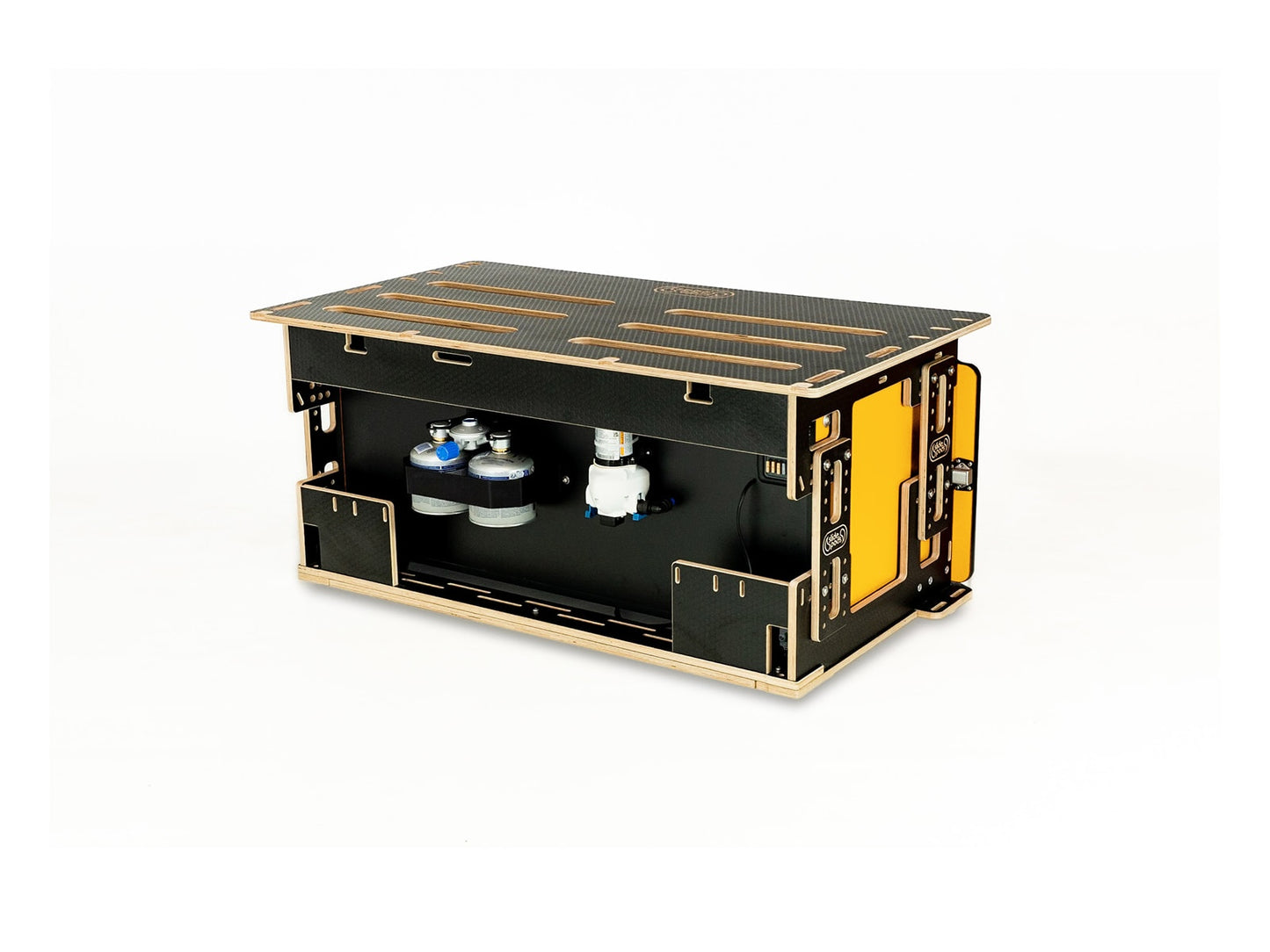 Slidepod Ultra (Amber Yellow | Black Worktop)