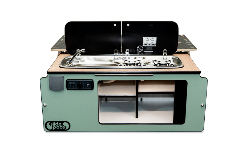 Slidepod Ultra (Moss Green & Dark Lennox Oak)