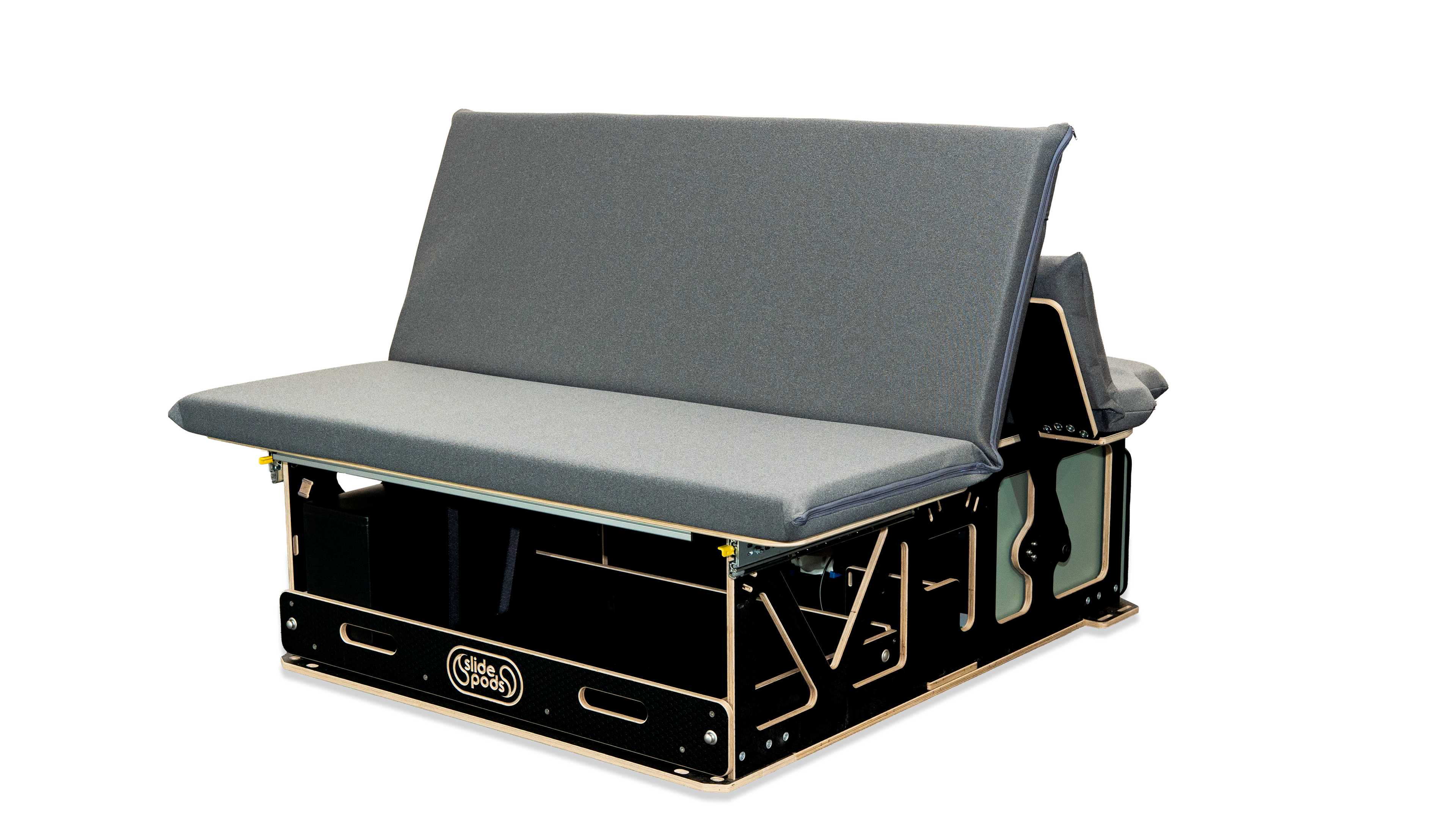 Seatpod (Moss Green & Dark Lennox Oak)