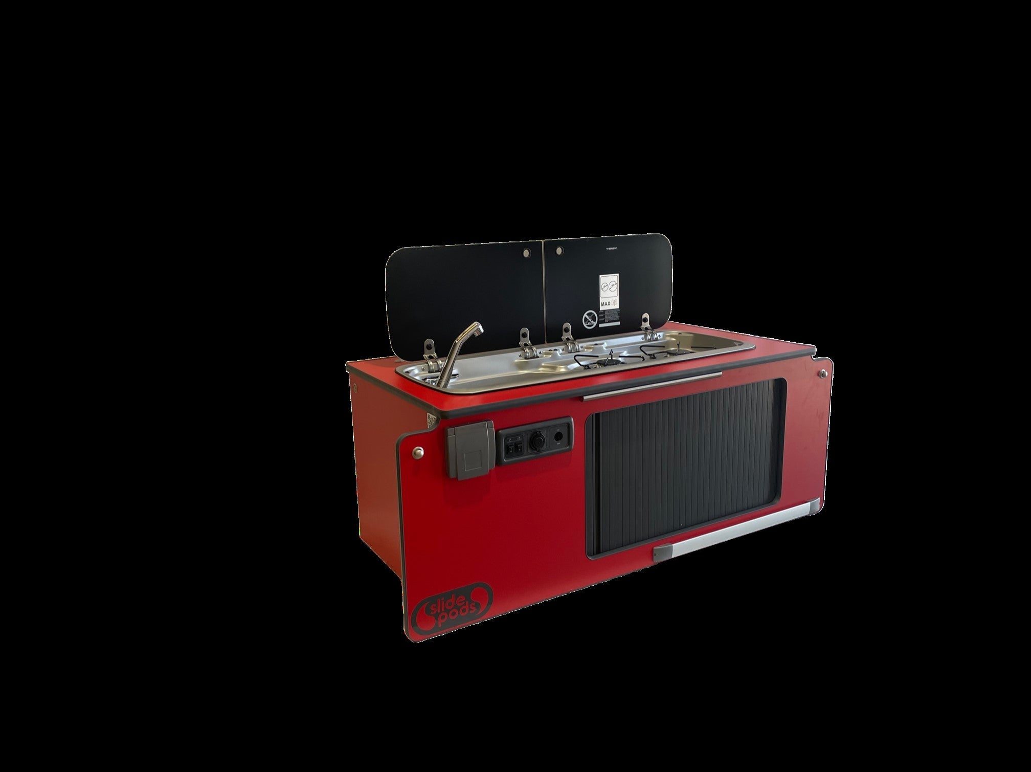 In Stock Slidepods include all optional upgrades and bed system